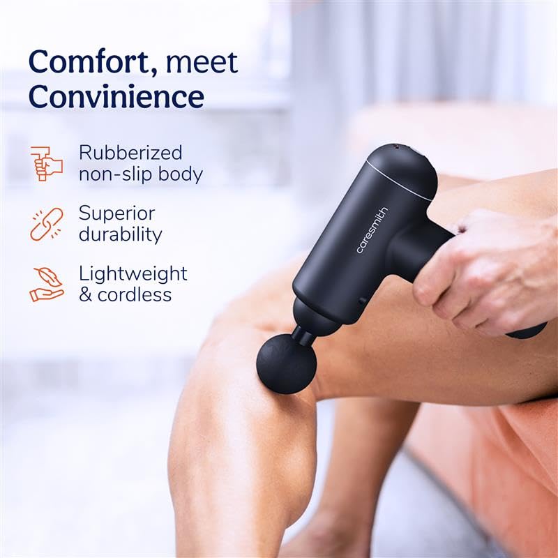 Caresmith Charge Boost Massage Gun | Body Massager | Massager Machine for Pain Relief for Men and Women | Deep Tissue Massager