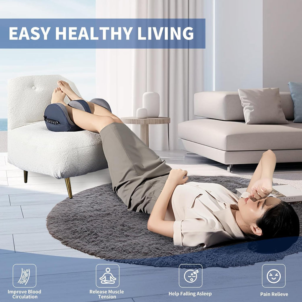 YOGIMOONI Shiatsu Foot Massager Machine with Heat, Foot and Calf Massager,Delivers Relief for Tired Muscles and Plantar,Deep Tissue Massager, Pain Relief, Promotes Blood Circulation Gift for Women Men