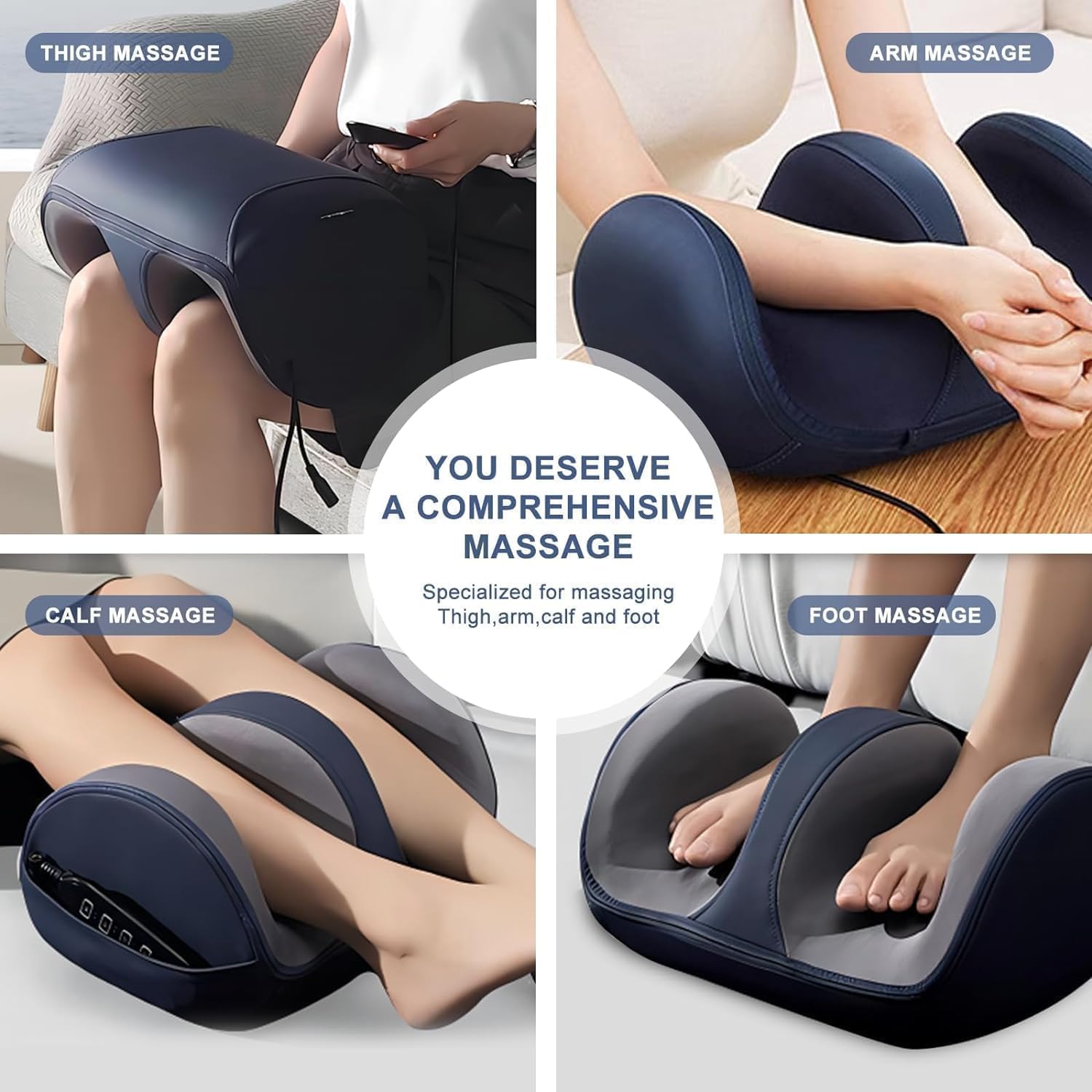 YOGIMOONI Shiatsu Foot Massager Machine with Heat, Foot and Calf Massager,Delivers Relief for Tired Muscles and Plantar,Deep Tissue Massager, Pain Relief, Promotes Blood Circulation Gift for Women Men