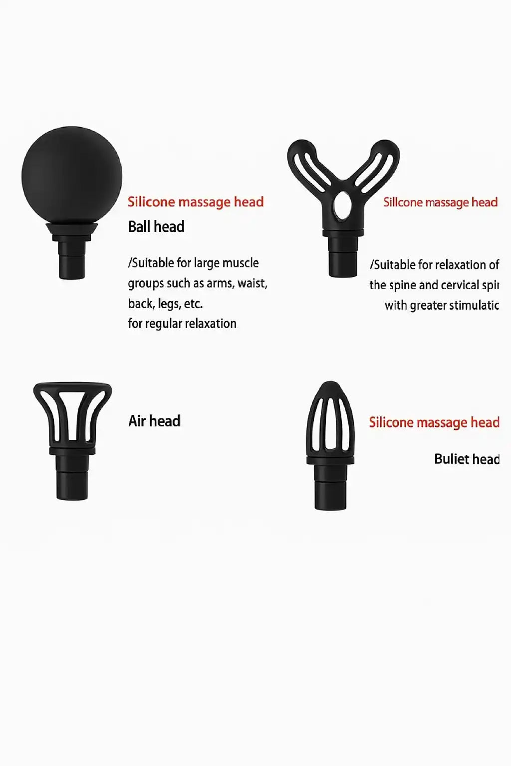 life long ViberX Massager/Massage Machine for Pain Relief/Fascial Gun/Deep Tissue Handheld Body Massager for Men and Women - Black